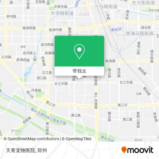 天青宠物医院地图