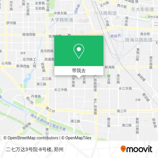 二七万达3号院-8号楼地图