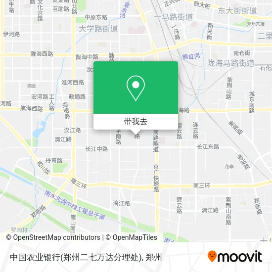 中国农业银行(郑州二七万达分理处)地图