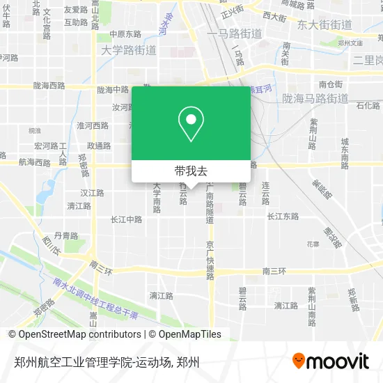 郑州航空工业管理学院-运动场地图