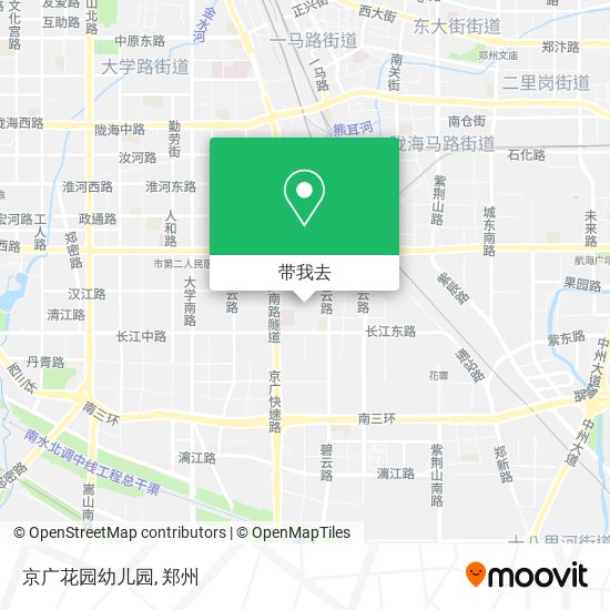 京广花园幼儿园地图