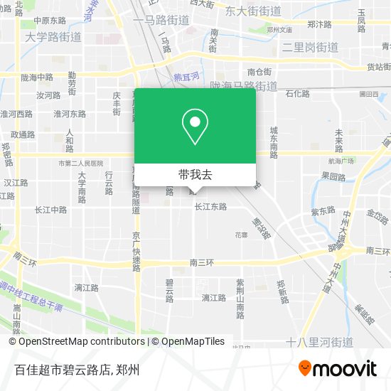 百佳超市碧云路店地图