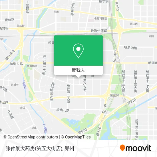 张仲景大药房(第五大街店)地图