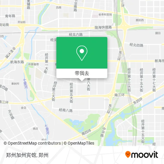 郑州加州宾馆地图