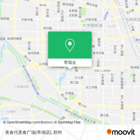 美食代美食广场(帝湖店)地图