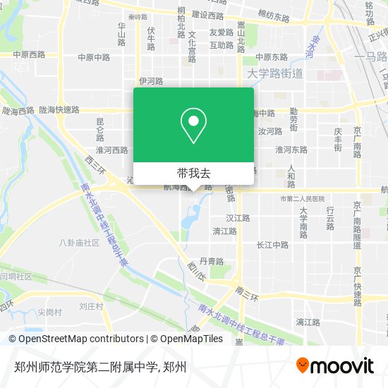 郑州师范学院第二附属中学地图