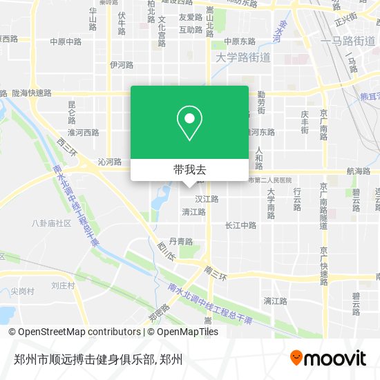 郑州市顺远搏击健身俱乐部地图