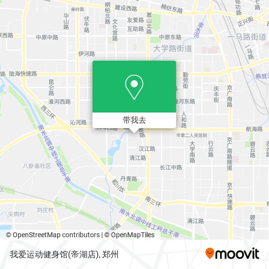 我爱运动健身馆(帝湖店)地图