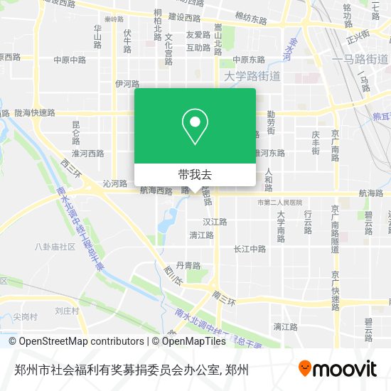 郑州市社会福利有奖募捐委员会办公室地图