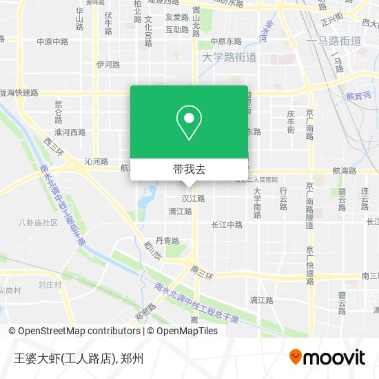 王婆大虾(工人路店)地图