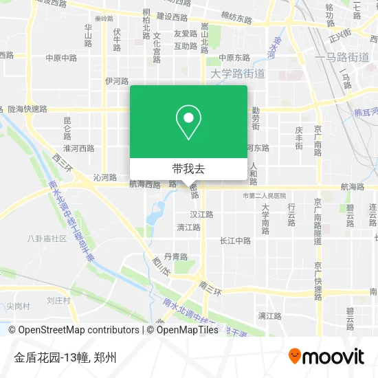 金盾花园-13幢地图