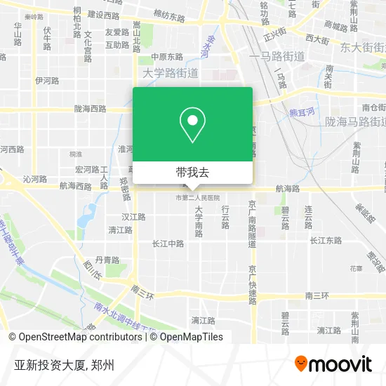亚新投资大厦地图