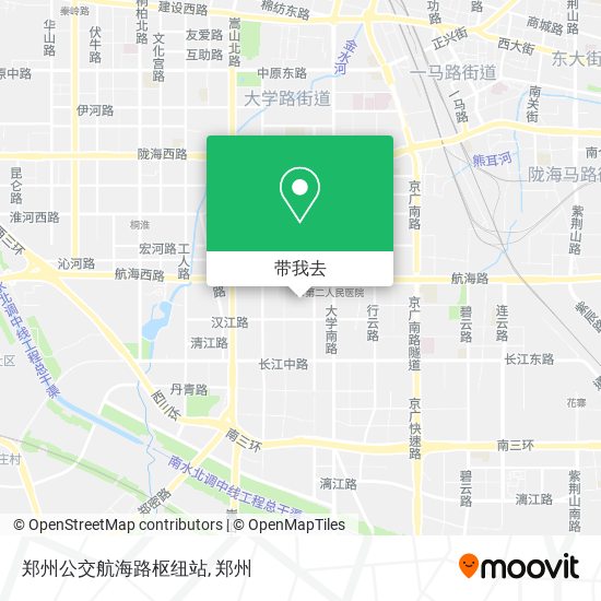 郑州公交航海路枢纽站地图