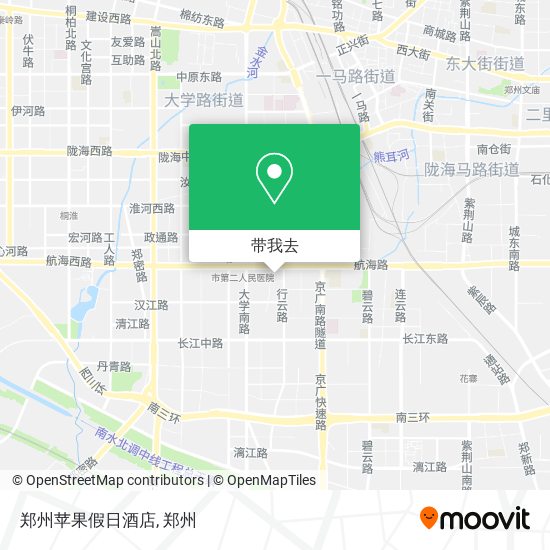 郑州苹果假日酒店地图