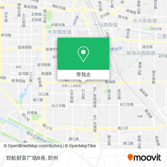 郑航财富广场B座地图