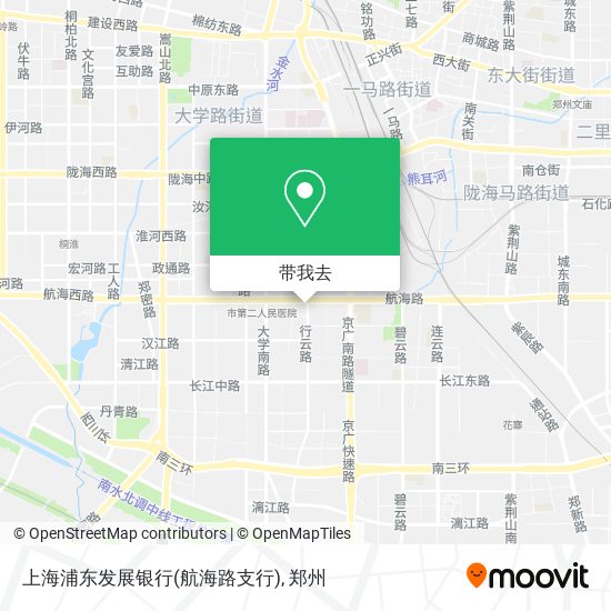 上海浦东发展银行(航海路支行)地图