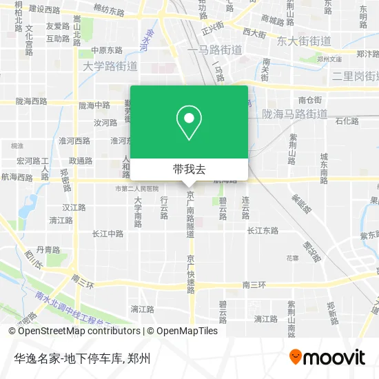 华逸名家-地下停车库地图