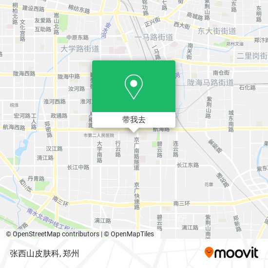 张西山皮肤科地图
