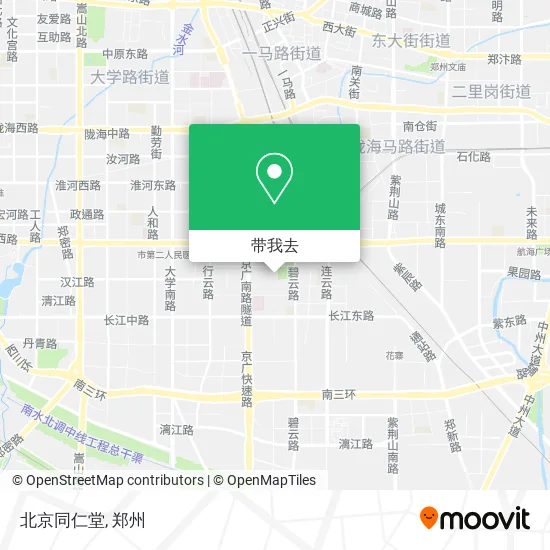 北京同仁堂地图