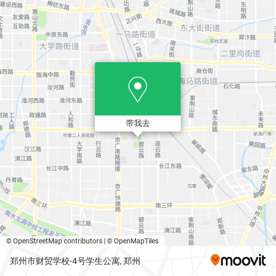 郑州市财贸学校-4号学生公寓地图
