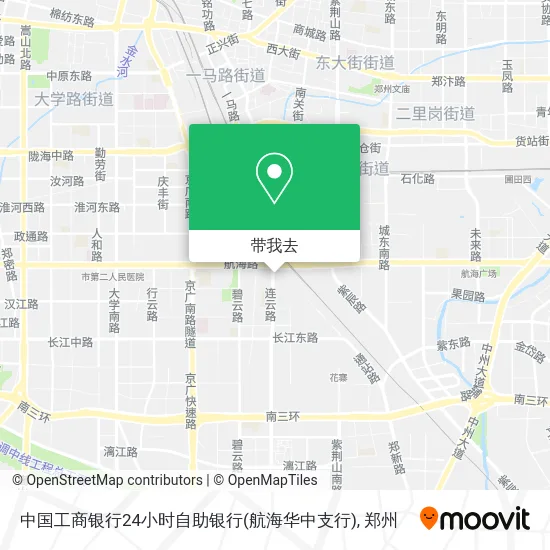 中国工商银行24小时自助银行(航海华中支行)地图