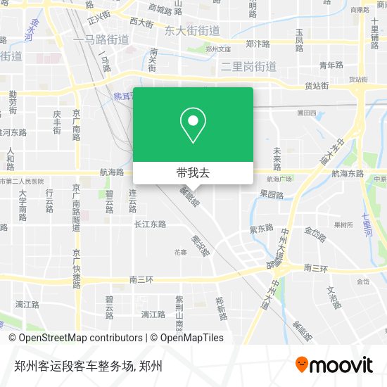 郑州客运段客车整务场地图
