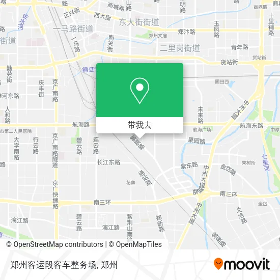 郑州客运段客车整务场地图