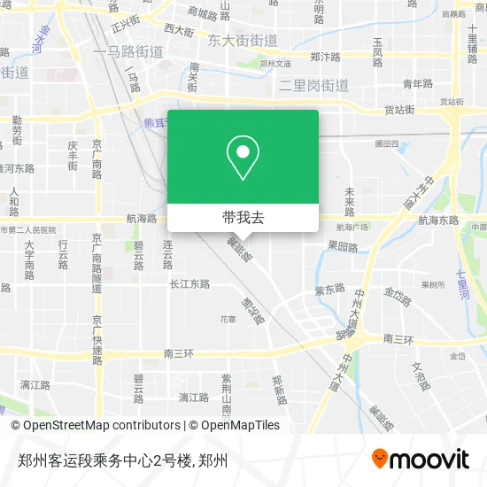 郑州客运段乘务中心2号楼地图