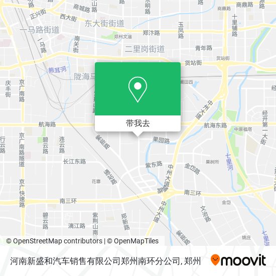 河南新盛和汽车销售有限公司郑州南环分公司地图