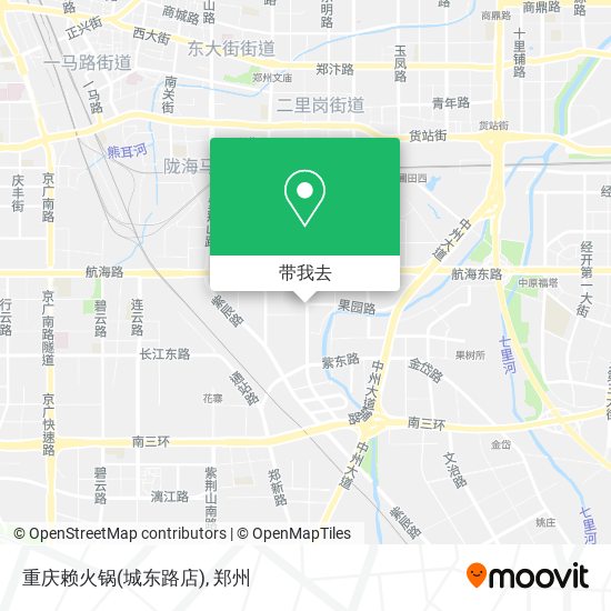 重庆赖火锅(城东路店)地图