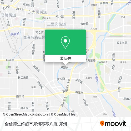 全信德生鲜超市郑州零零八店地图