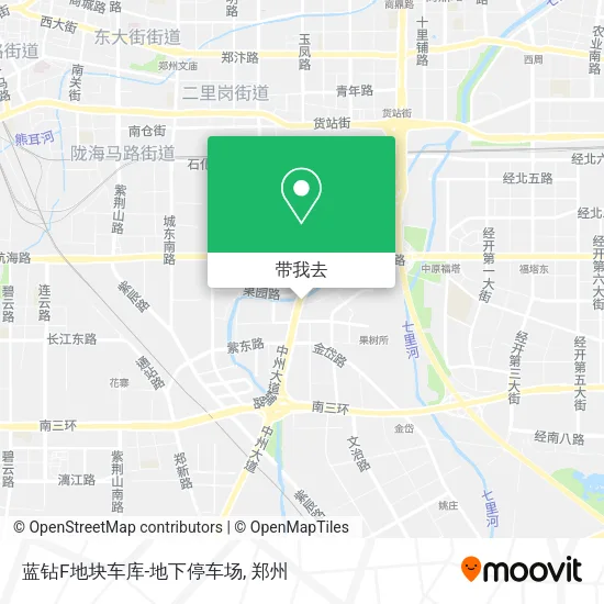 蓝钻F地块车库-地下停车场地图