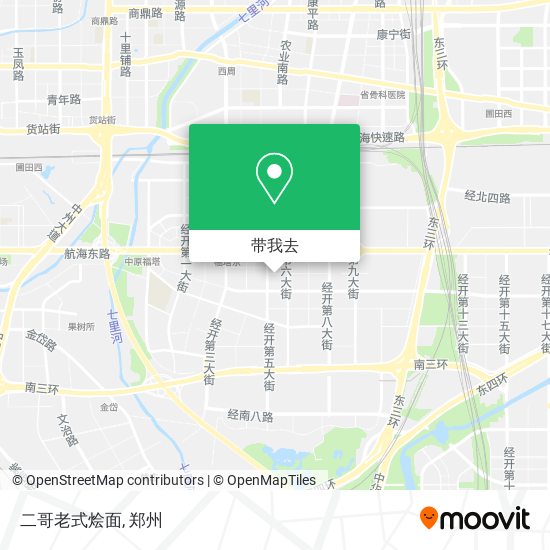 二哥老式烩面地图