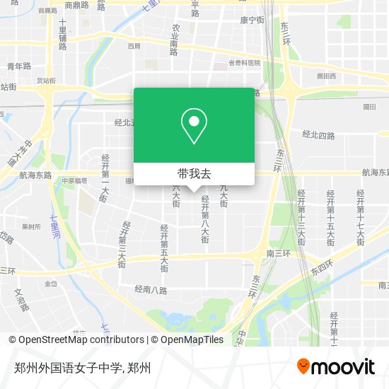 郑州外国语女子中学地图