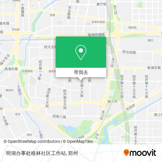 明湖办事处格林社区工作站地图