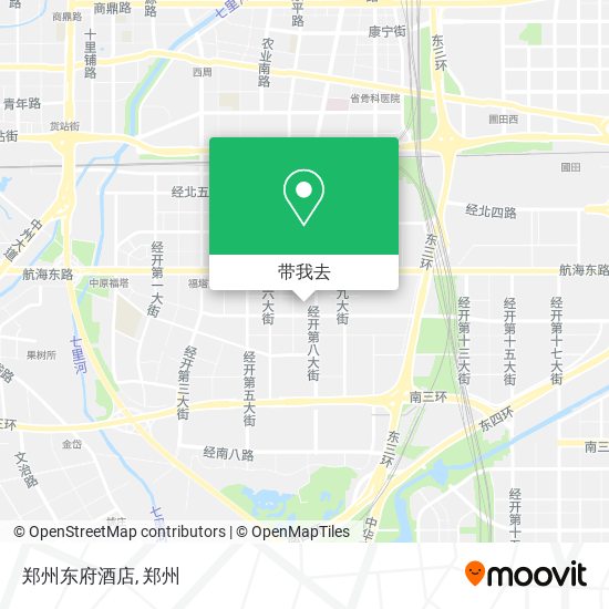 郑州东府酒店地图