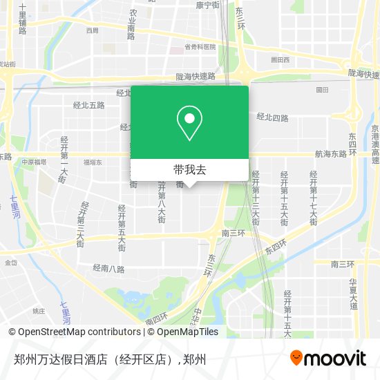 郑州万达假日酒店（经开区店）地图