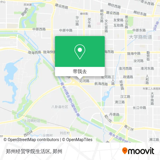 郑州经贸学院生活区地图