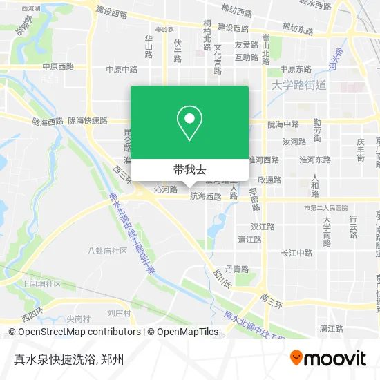 真水泉快捷洗浴地图