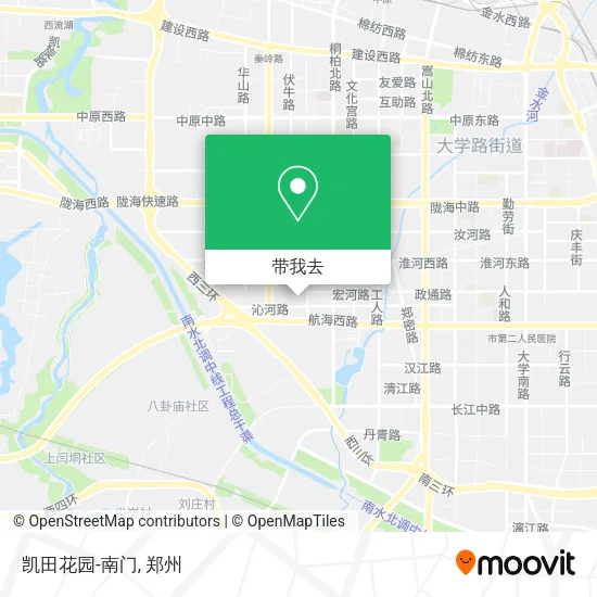 凯田花园-南门地图