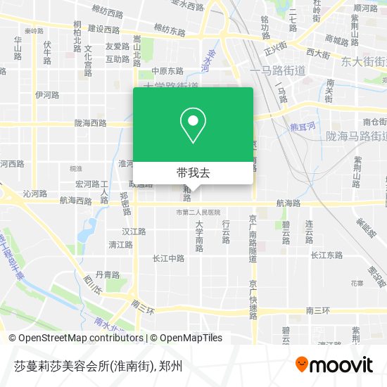 莎蔓莉莎美容会所(淮南街)地图