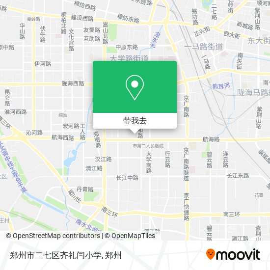 郑州市二七区齐礼闫小学地图