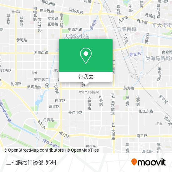 二七腾杰门诊部地图