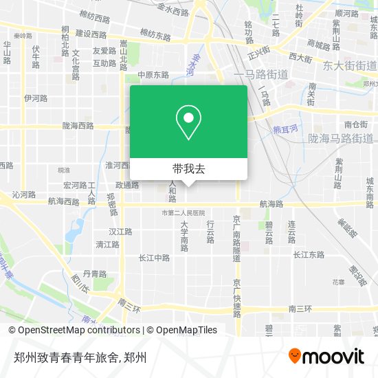 郑州致青春青年旅舍地图