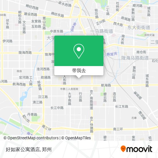 好如家公寓酒店地图