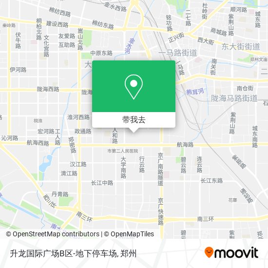 升龙国际广场B区-地下停车场地图