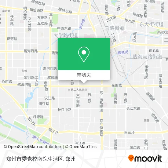 郑州市委党校南院生活区地图