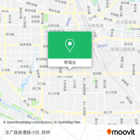 京广路政通路小区地图