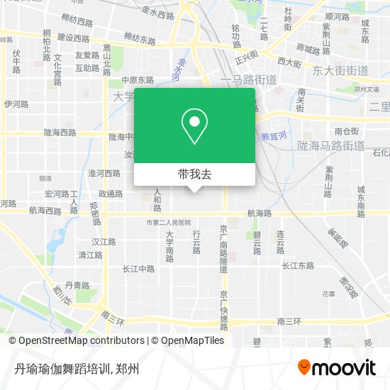 丹瑜瑜伽舞蹈培训地图