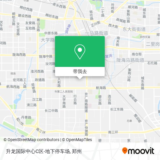 升龙国际中心C区-地下停车场地图